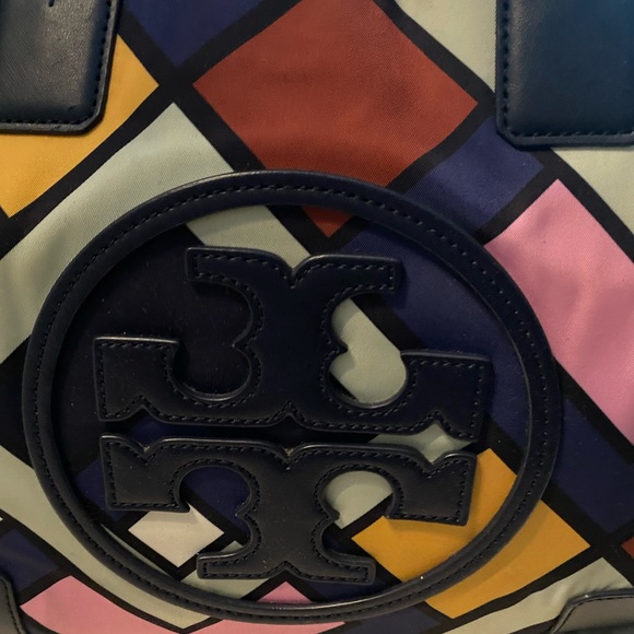 COPY - Tory Burch Ella printed tote  multicolor leather /nylon materials - Picture 2 of 16